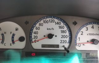 service speedometer nisan terano