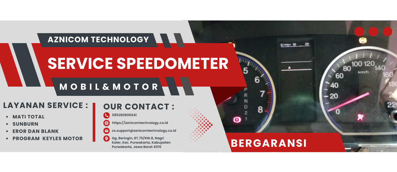 service speedometer purwakarta